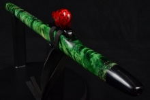 Boxelder Burl Native American Flute, Minor, High C-5, #F33D